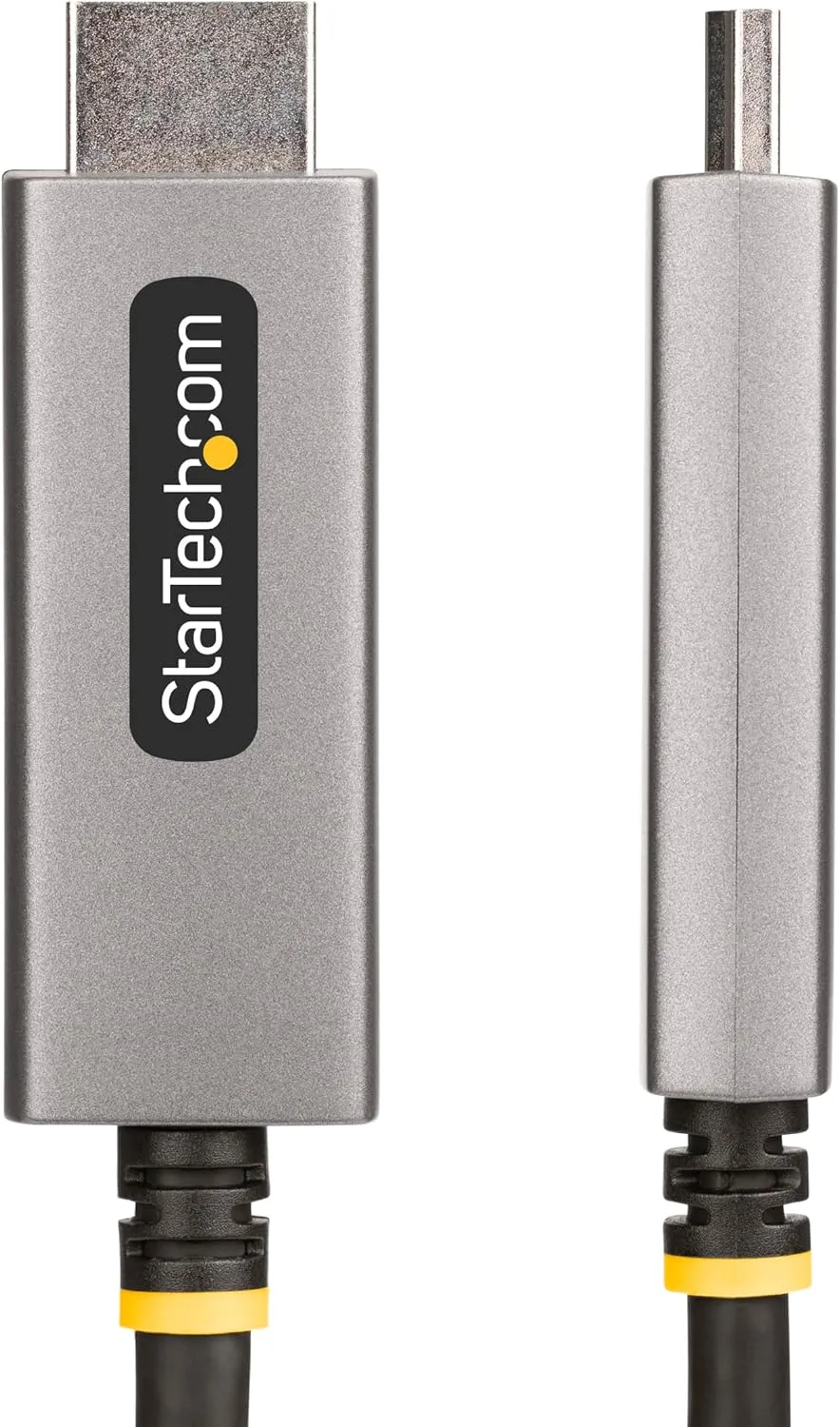 StarTech.com 6ft (2m) DisplayPort to HDMI Adapter Cable, 8K 60Hz, 4K 144Hz, HDR10, DP 1.4 to HDMI 2.1 Active Video Converter
