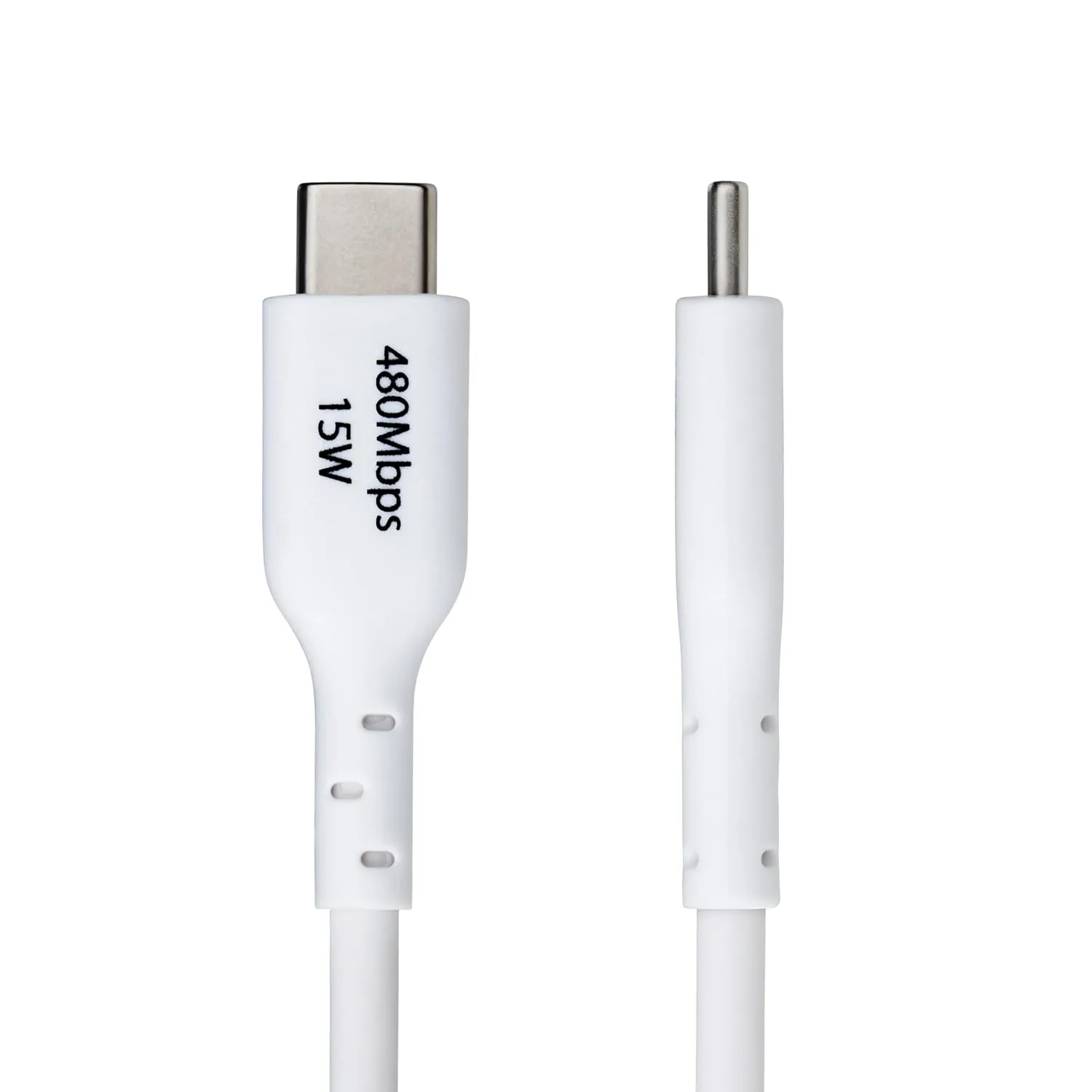 StarTech.com 6ft (1.8m) USB-A to USB-C Charging Cable, Charge & Sync, 3A, USB 2.0, TPE Jacket, White USB Charging Cord