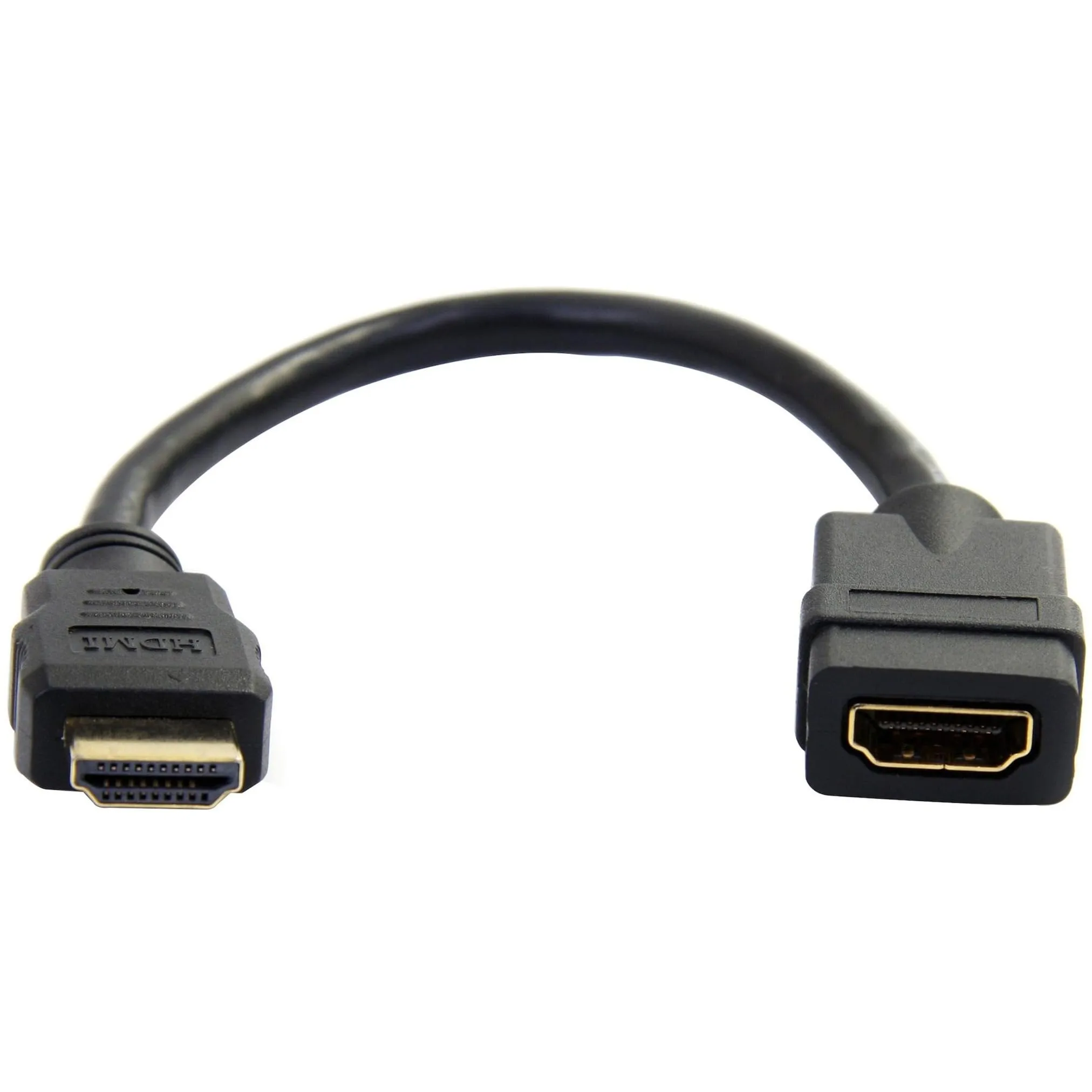 StarTech.com 6in High Speed HDMI Port Saver Cable M/F - Ultra HD 4k x 2k HDMI Cable - HDMI Port Saver 6-inch (HDMIEXTAA6IN)