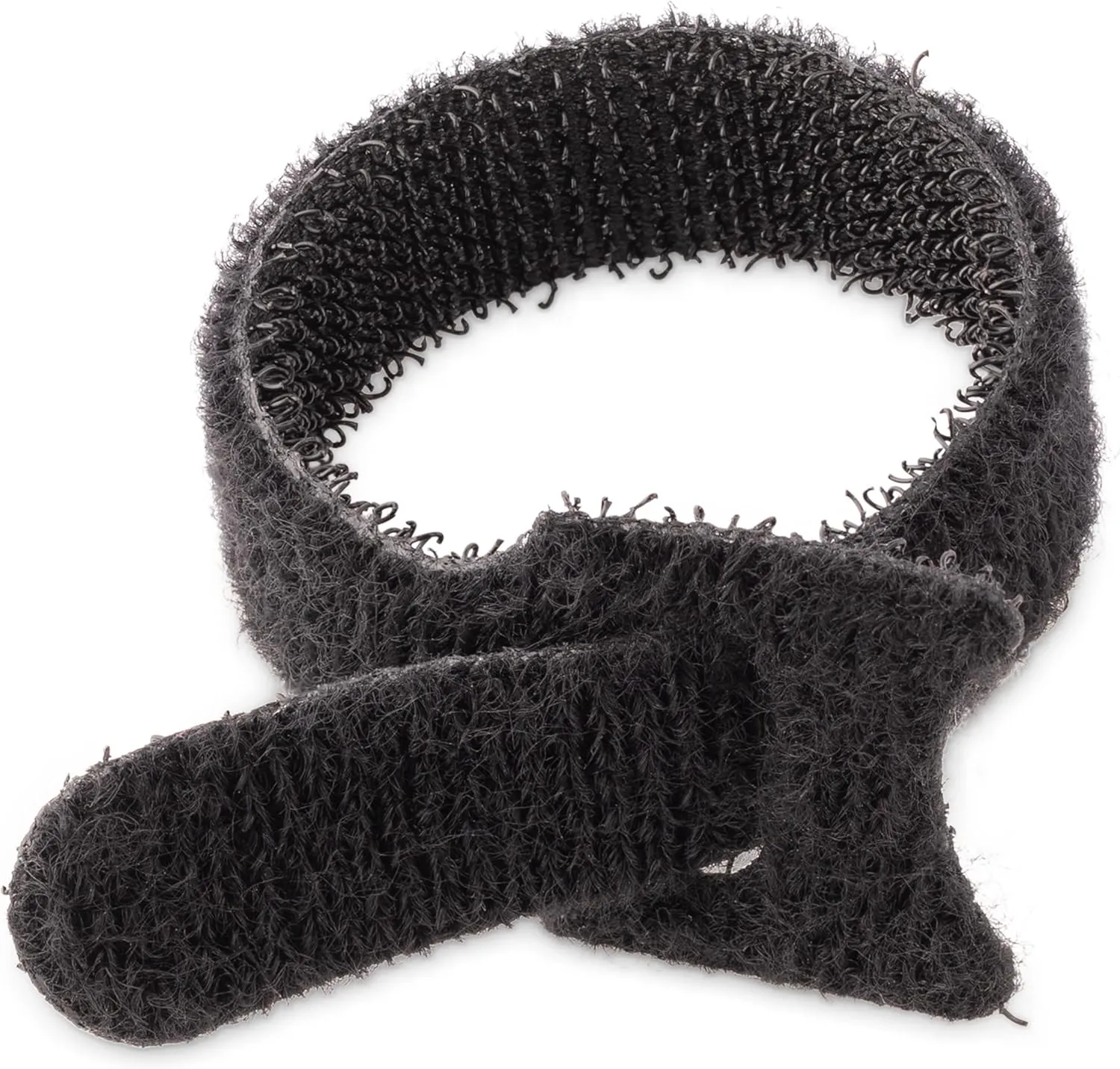 StarTech.com 6in Hook and Loop Cable Ties - 50 Pack - Black - Reusable Cable Straps - Adjustable and Flexible