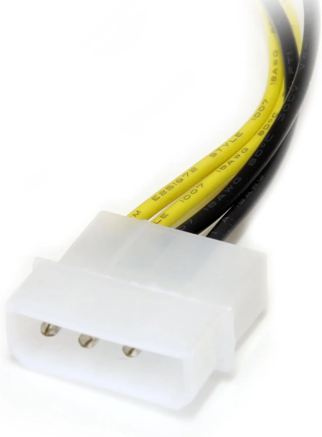 StarTech.com 6in LP4 to 8 Pin PCI Express Video Card Power Cable Adapter - lp4 to PCI express - molex to 8 pin PCIe (LP4PCIEX8ADP)
