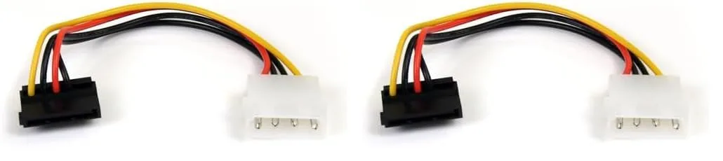 StarTech.com 6in LP4 (4-pin Molex) to SATA Power Cable Adapter