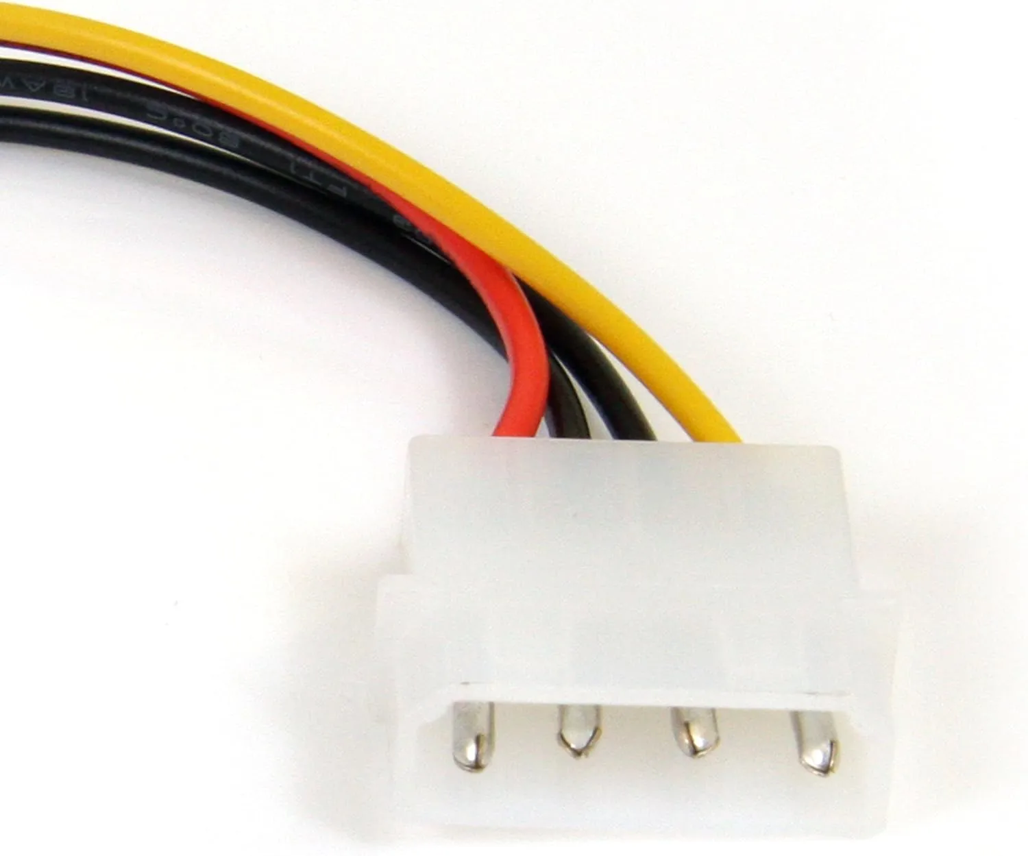 StarTech.com 6in LP4 (4-pin Molex) to SATA Power Cable Adapter