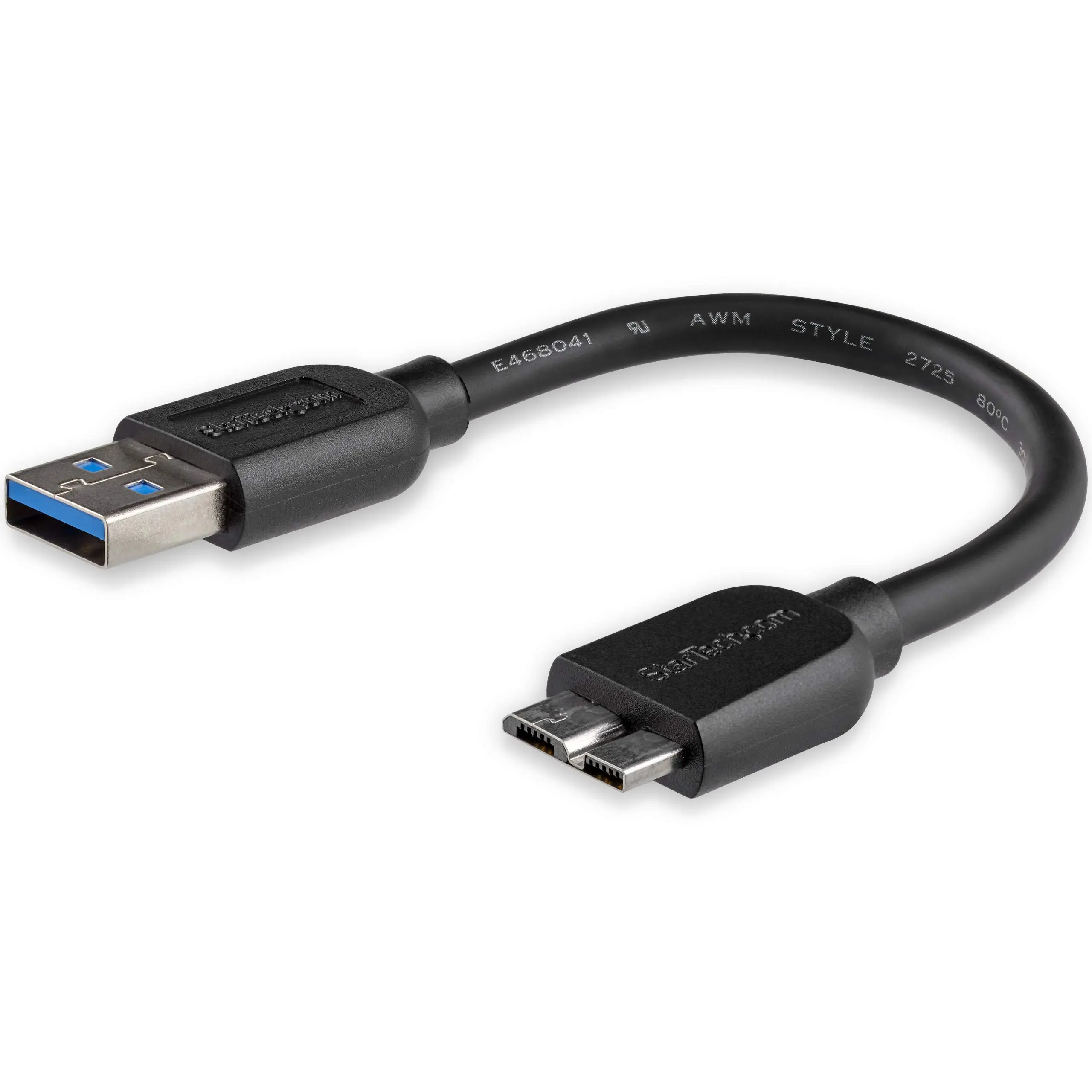 StarTech.com Slim SuperSpeed USB 3.0 A to Micro B Cable