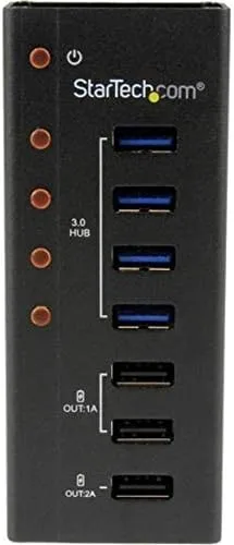 StarTech.com 7-Port USB 3.0 Hub with Dedicated Charging Ports