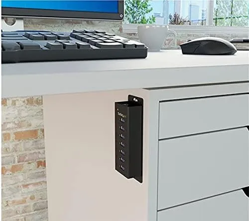 StarTech.com 7 Port USB 3.0 Hub (5 Gbps) - Metal Enclosure - Desktop or Wall Mountable