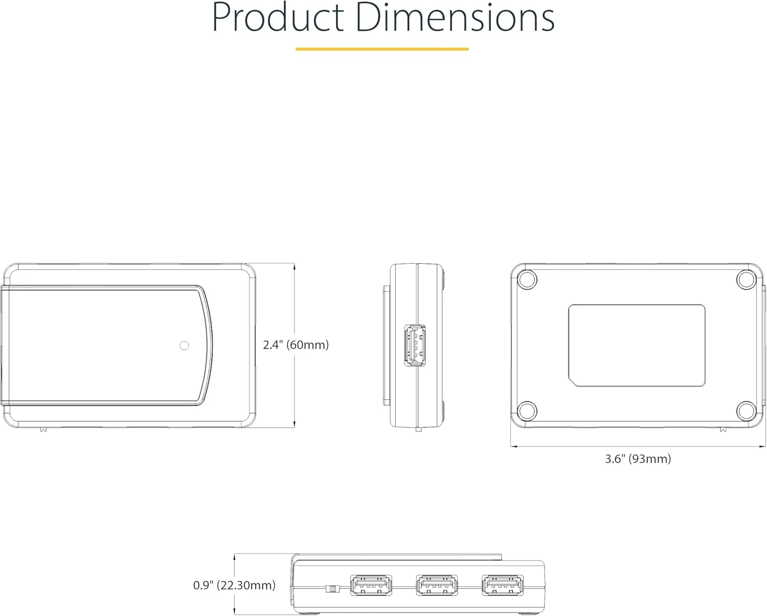 StarTech USB 3.0 SuperSpeed Powered USB-A Expansion Hub