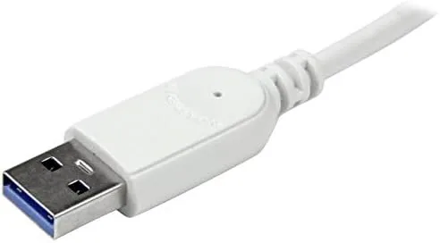 StarTech.com 7-Port USB Hub, USB A to 7x USB-A Ports, USB 3.2 5Gbps, Self-Powered, Portable Laptop Hub with power supply