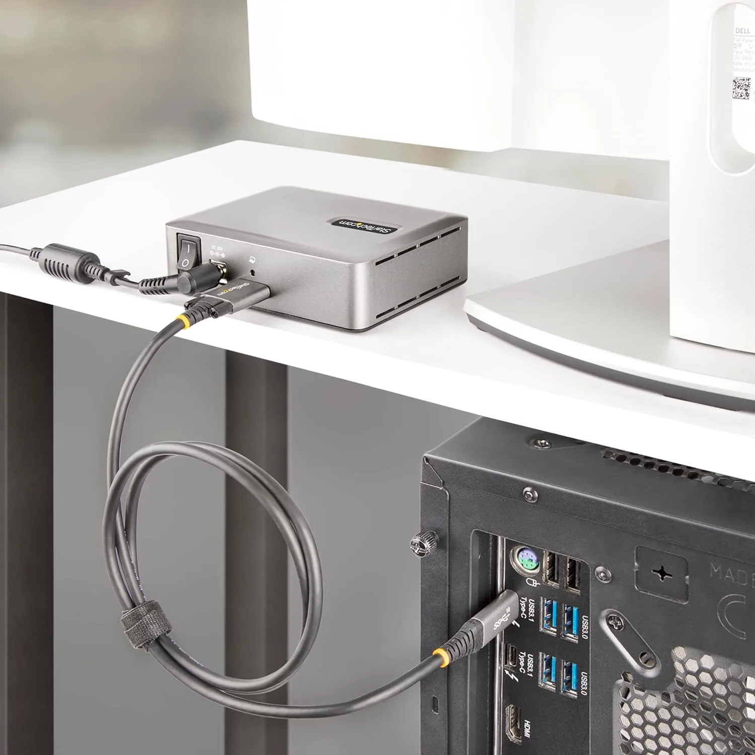 StarTech.com 7-Port USB-C Hub - 5X USB-A/2x USB-C - Self-Powered with65W Power Supply - USB 3.1 10Gbps