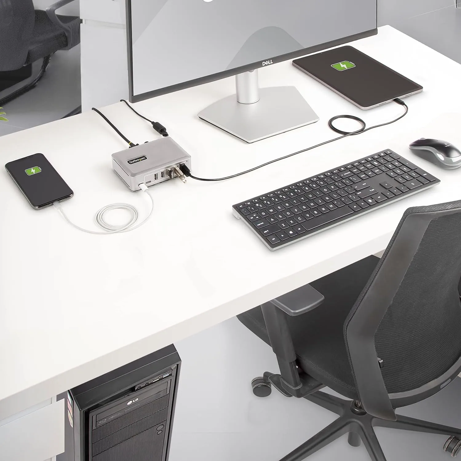 StarTech.com 7-Port USB-C Hub - 5X USB-A/2x USB-C - Self-Powered with65W Power Supply - USB 3.1 10Gbps