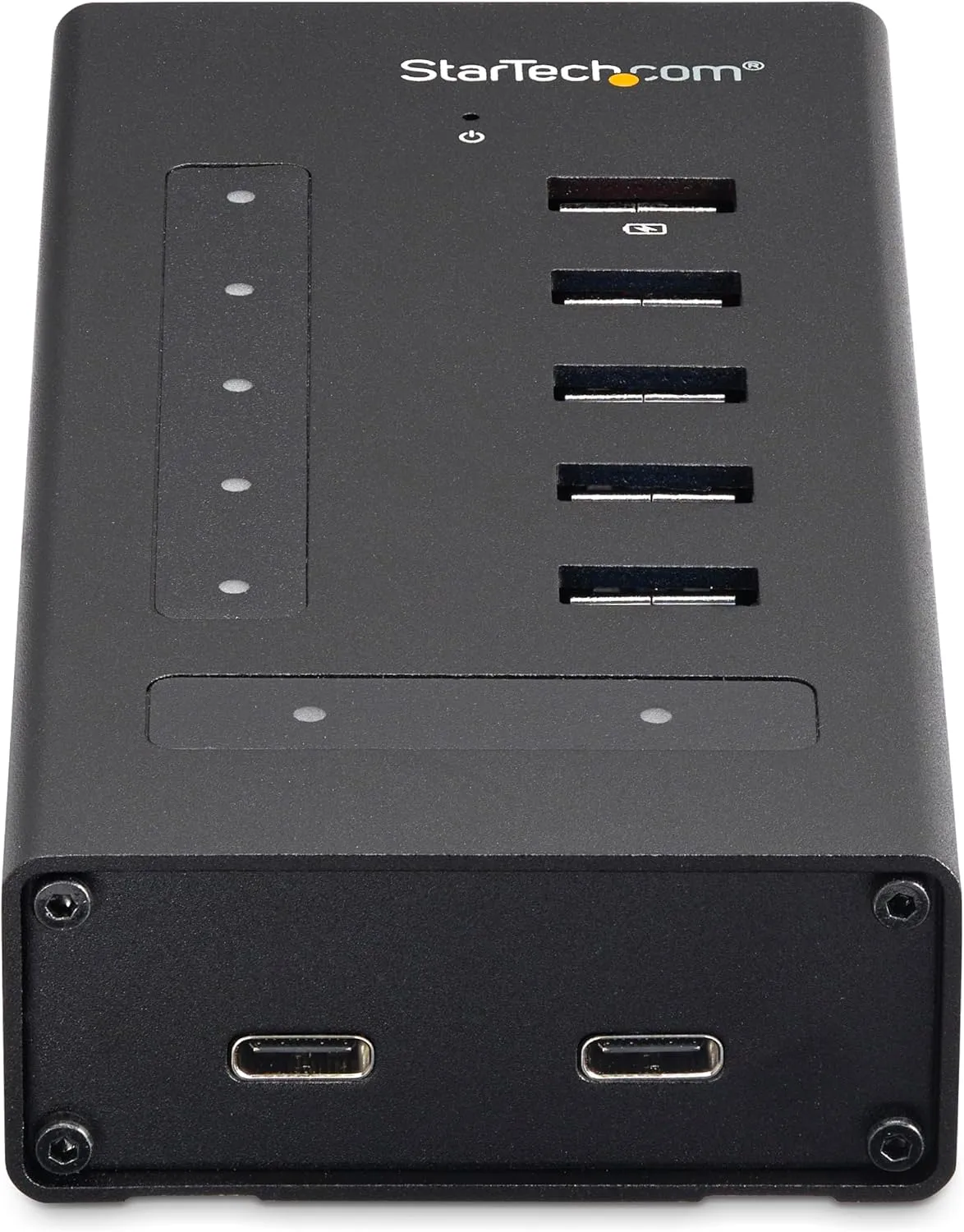 StarTech.com 7 Port USB C Hub - USB Type-C to 2x USB-C/5x USB-A - Metal Powered Hub