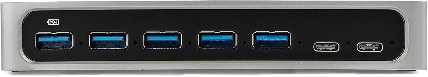 StarTech 7-Port USB-C Hub – 5x USB-A & 2x USB-C, Fast Charge (HB30C5A2CSC)