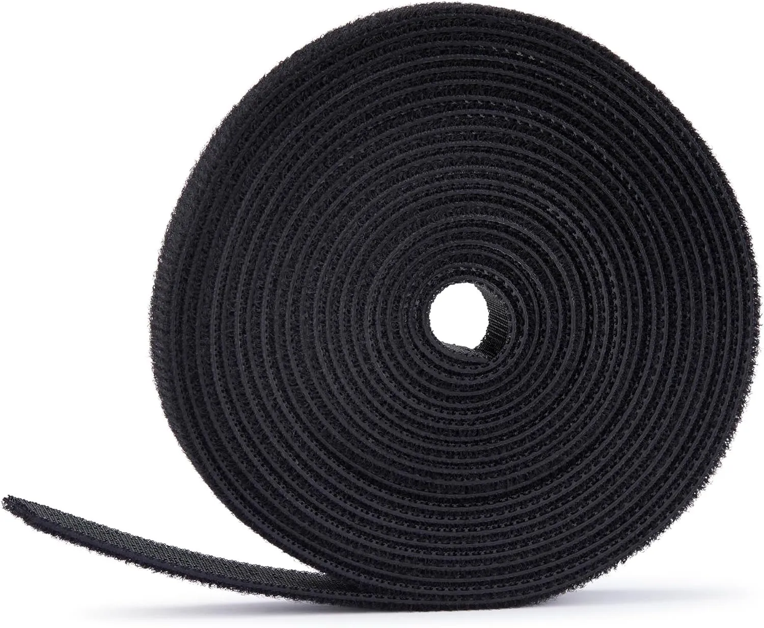 StarTech.com 75ft (22.8m) Hook and Loop Roll, 0.5in Wide, Black, Cut-to-Size Reusable Cable Ties, Fastener Tape, Bulk Roll