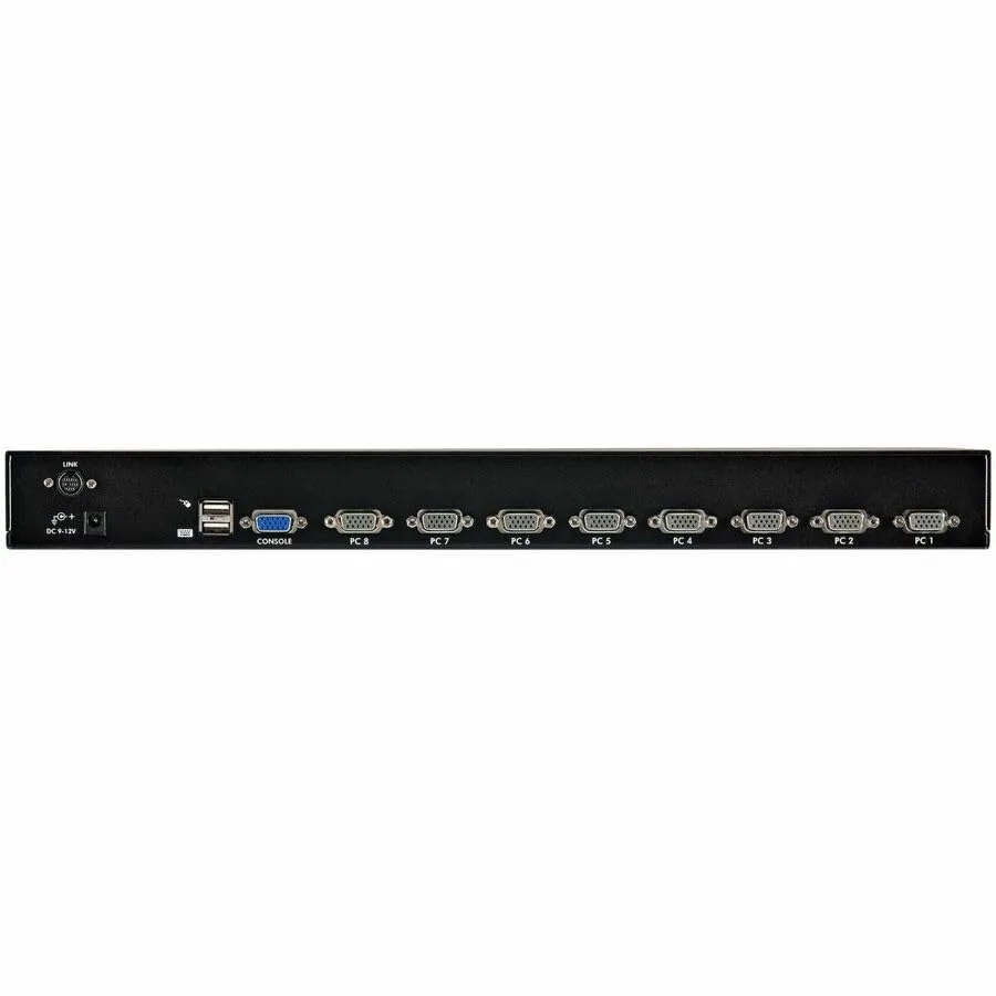 StarTech.com 8 Port 1U Rackmount USB VGA KVM Switch with OSD
