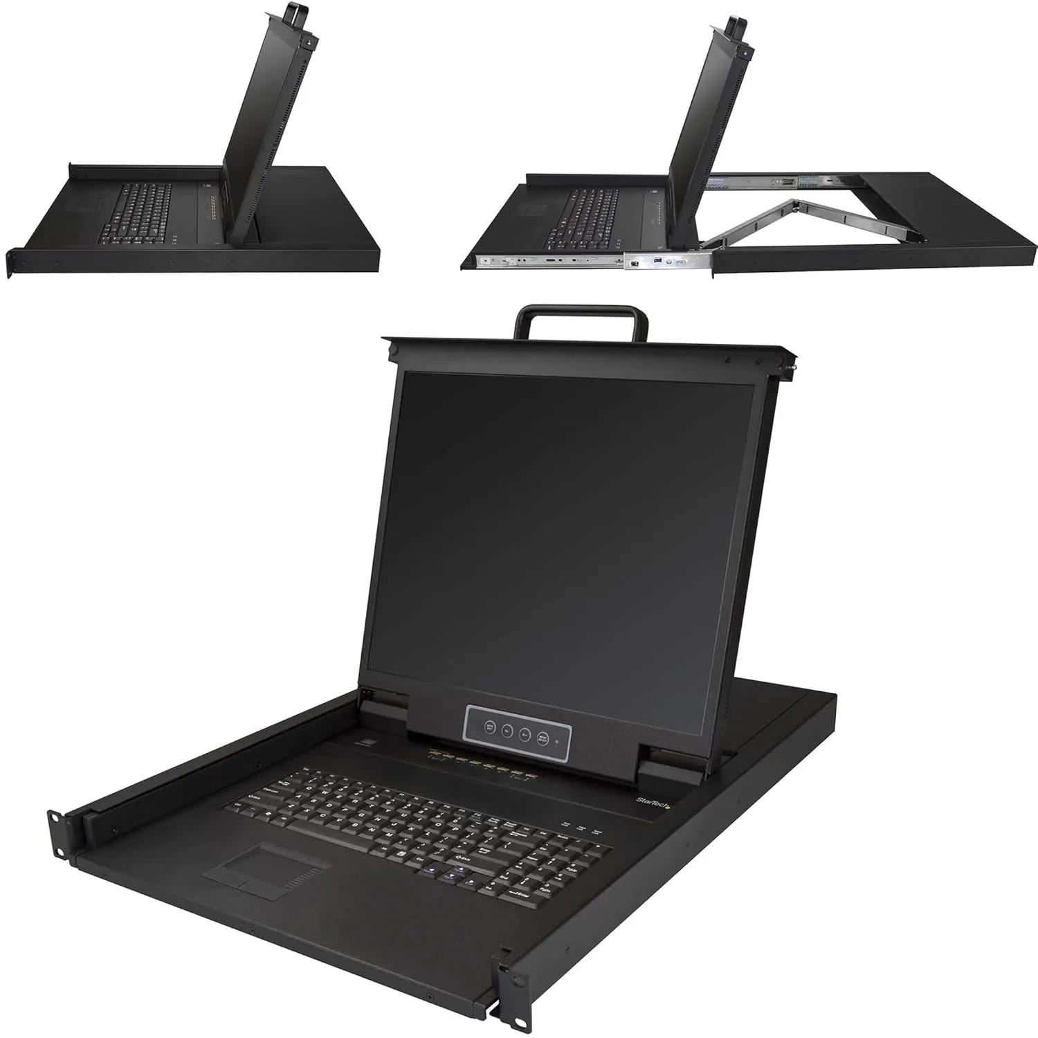 StarTech.com 19in 1U Rackmount KVM Console with LCD, Keyboard and TouchPad