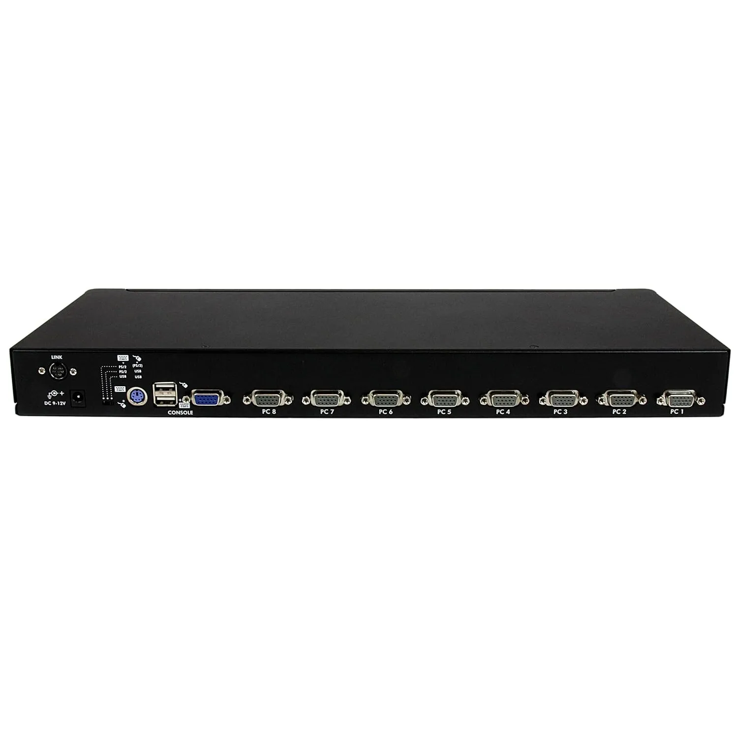 StarTech.com 8 Port 1U Rackmount USB VGA KVM Switch with OSD