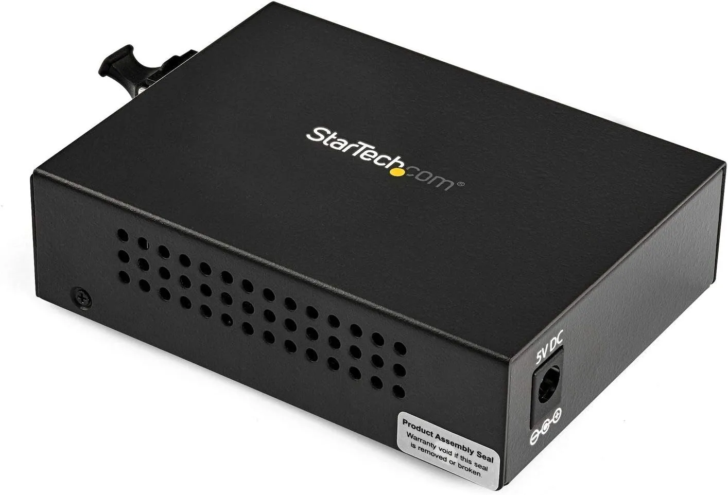 StarTech.com Gigabit Ethernet Fiber Media Converter - Compact - 850nm MM LC - 550m - With MM SFP Transceiver - MCM1110MMLC