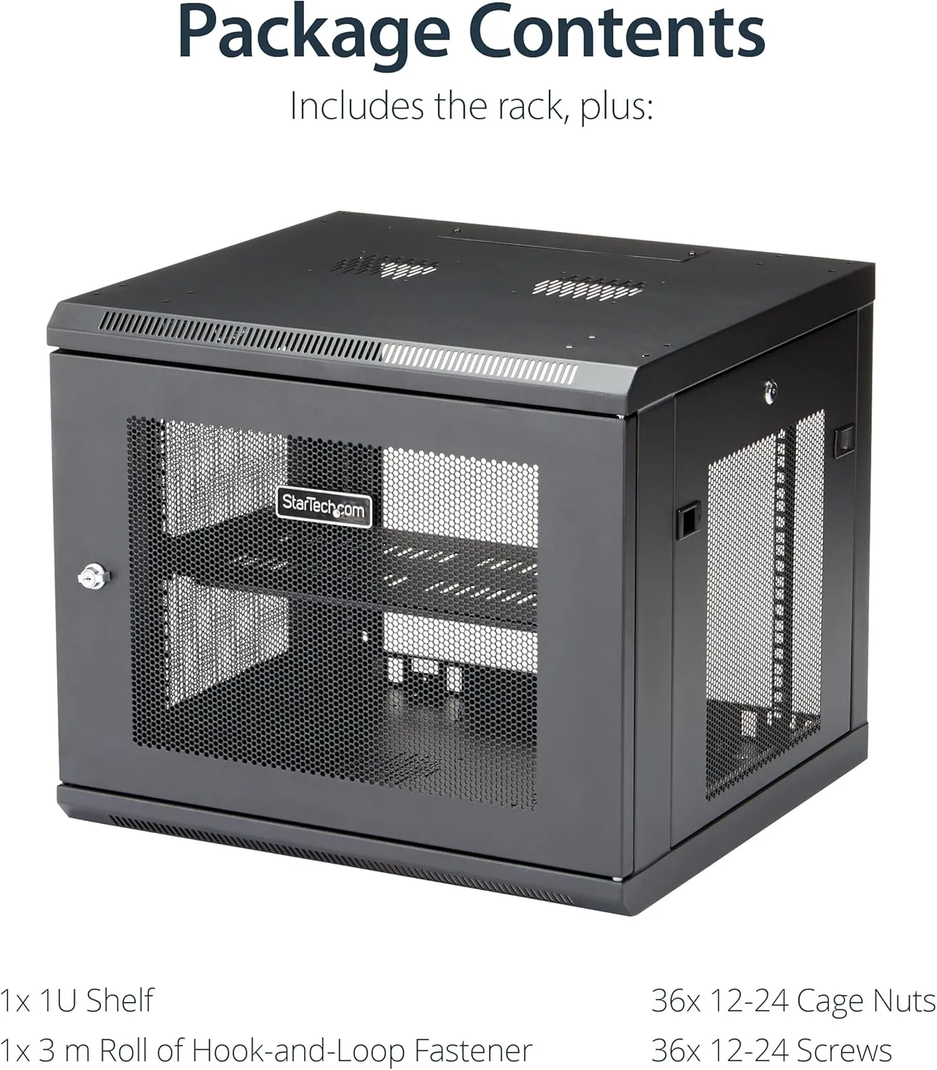 StarTech.com 19" Wall-Mount Server Rack Cabinet