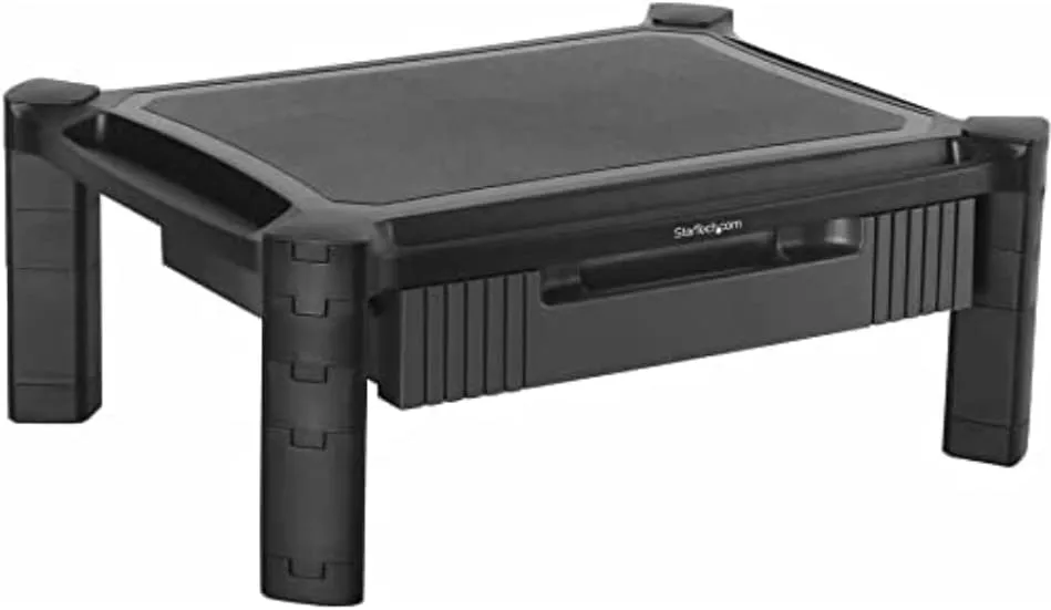 StarTech.com Adjustable Monitor Riser with Drawer and Stackable Columns