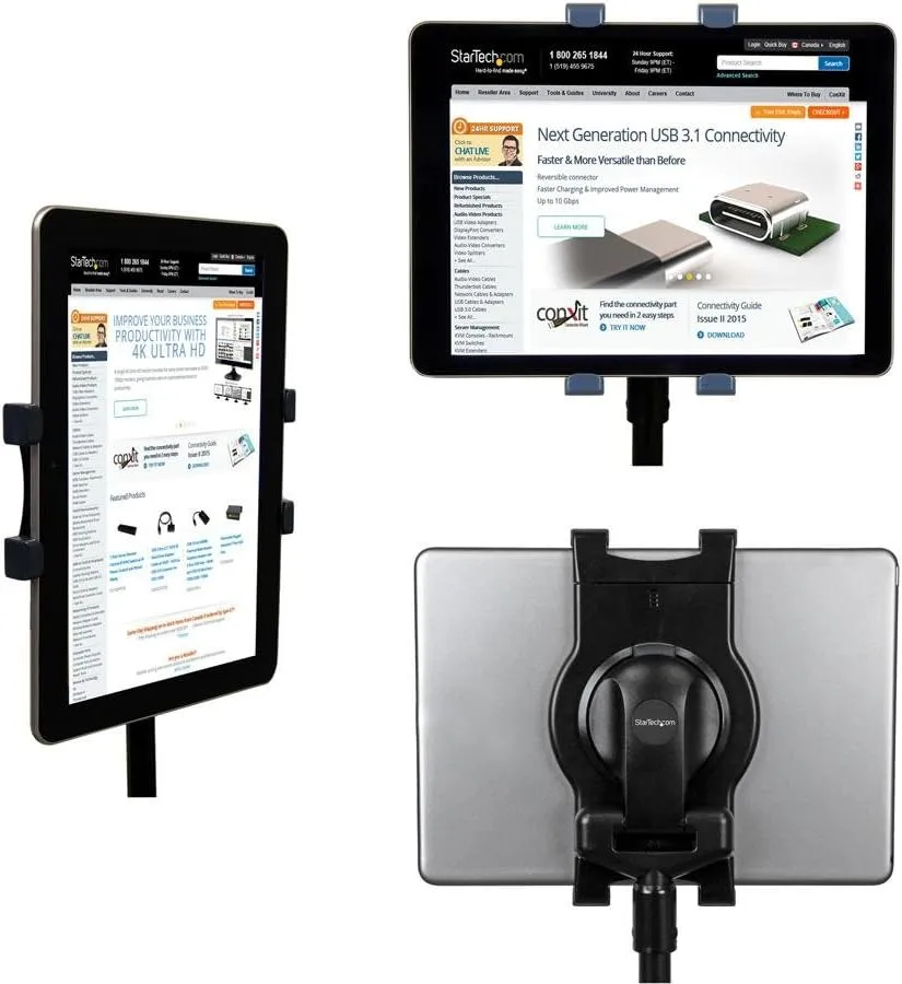 Tablet Floor Stand - Tripod Stand - 7in to 11in Tablets - with Carrying Bag - Height Adjustable - iPad Stand - Tablet Stand