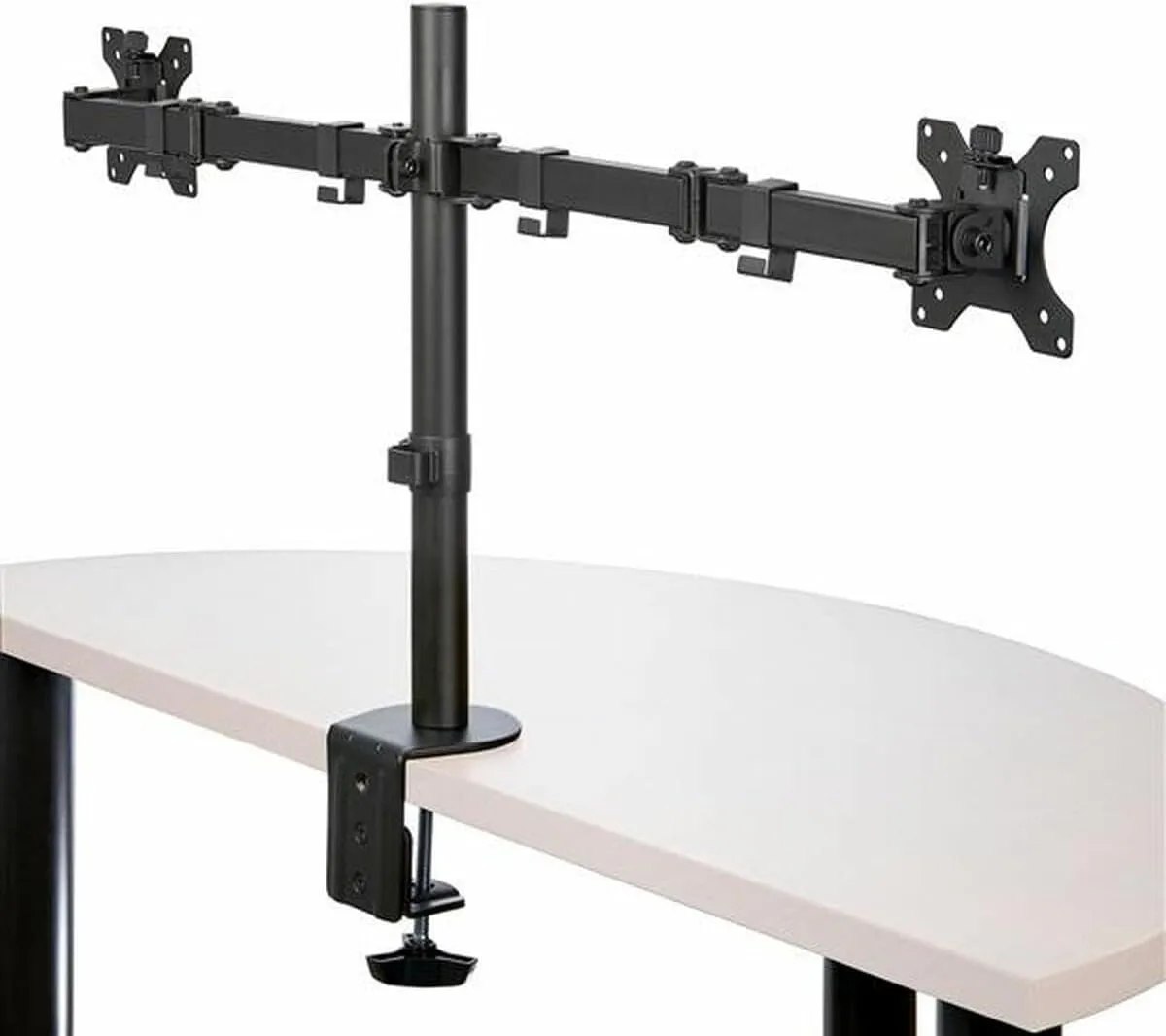 StarTech.com Desk Mount Dual Monitor Arm - Desk Clamp/Grommet VESA Monitor Mount for up to 32 inch Displays