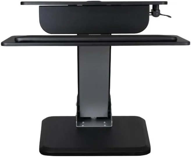 StarTech.com Sit-to-Stand Desk Converter - Height Adjustable Desktop Riser, Black
