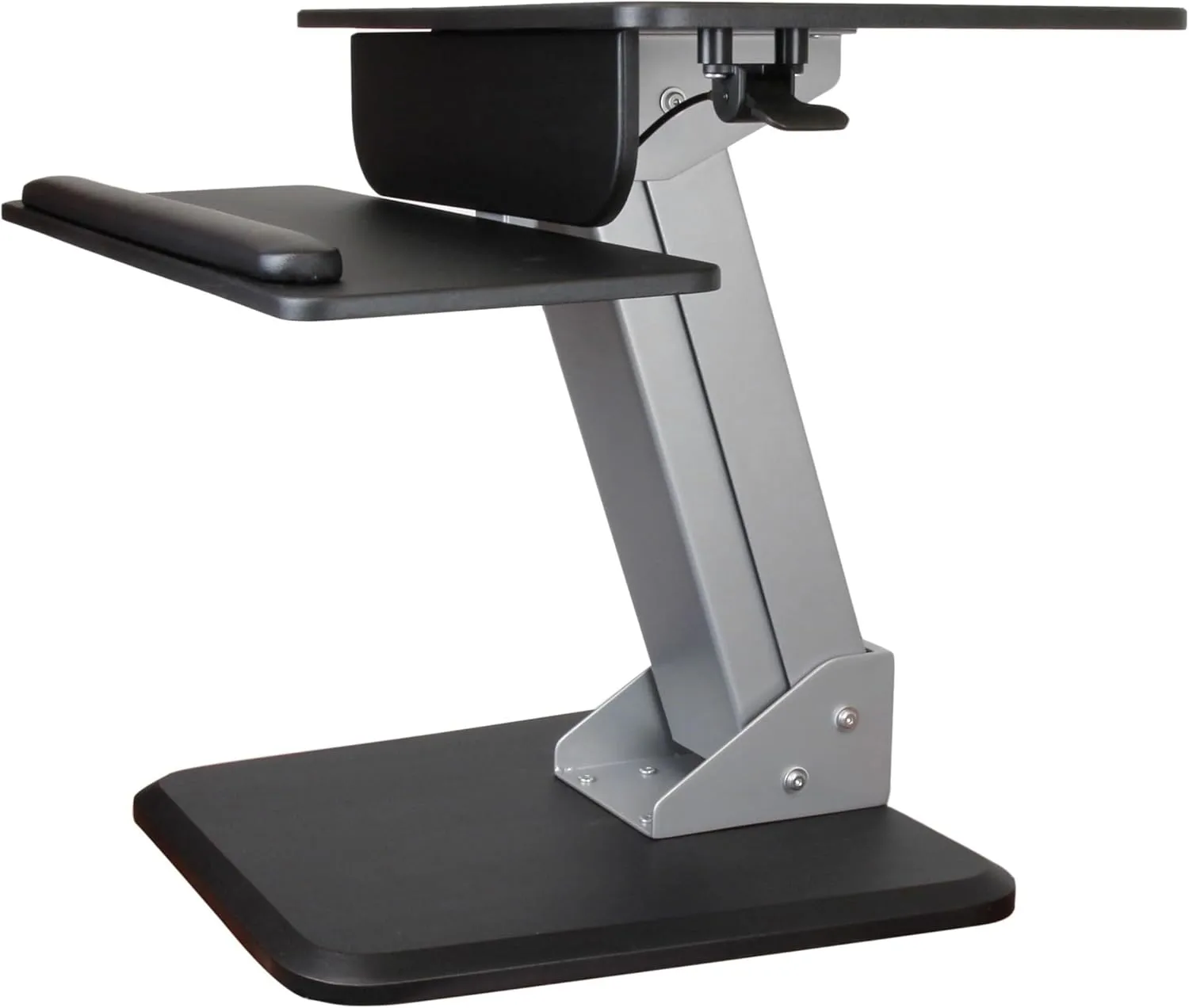 StarTech.com Sit-to-Stand Desk Converter - Height Adjustable Desktop Riser, Black
