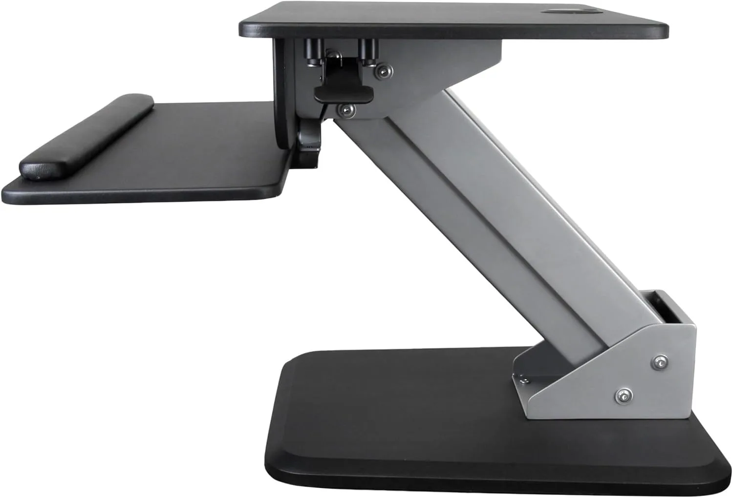 StarTech.com Sit-to-Stand Desk Converter - Height Adjustable Desktop Riser, Black