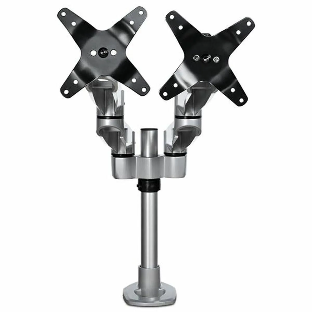 StarTech Articulating Desk Mount Monitor Arm - VESA 75x75/100x100, Height Adjustable, Clamp or Grommet, Silver