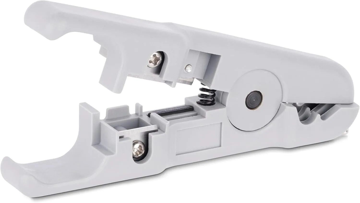 StarTech.com Network Cable Stripper and Cutter, Professional Wire Stripper for UTP/FTP/STP/Coax Cables, Rotary Wire Stripping and Cutting Tool