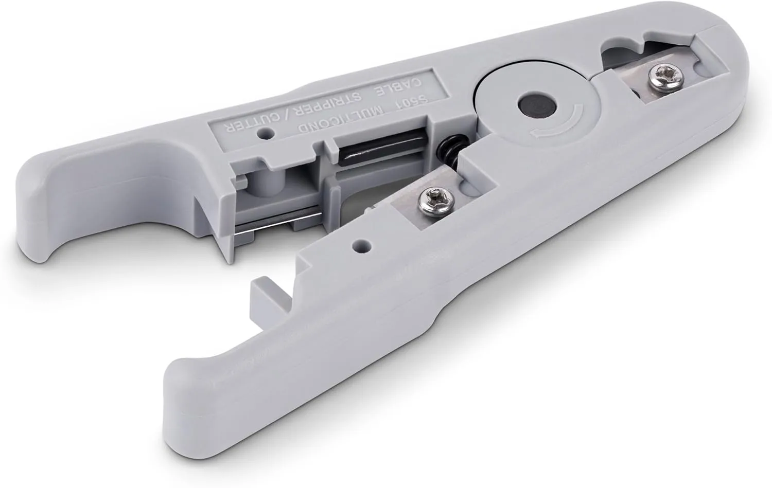 StarTech.com Network Cable Stripper and Cutter, Professional Wire Stripper for UTP/FTP/STP/Coax Cables, Rotary Wire Stripping and Cutting Tool