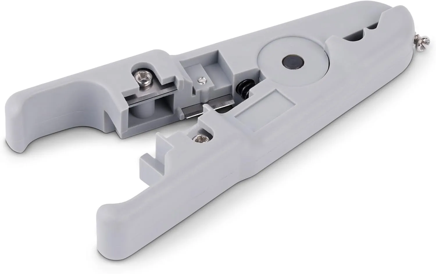 StarTech.com Network Cable Stripper and Cutter, Professional Wire Stripper for UTP/FTP/STP/Coax Cables, Rotary Wire Stripping and Cutting Tool