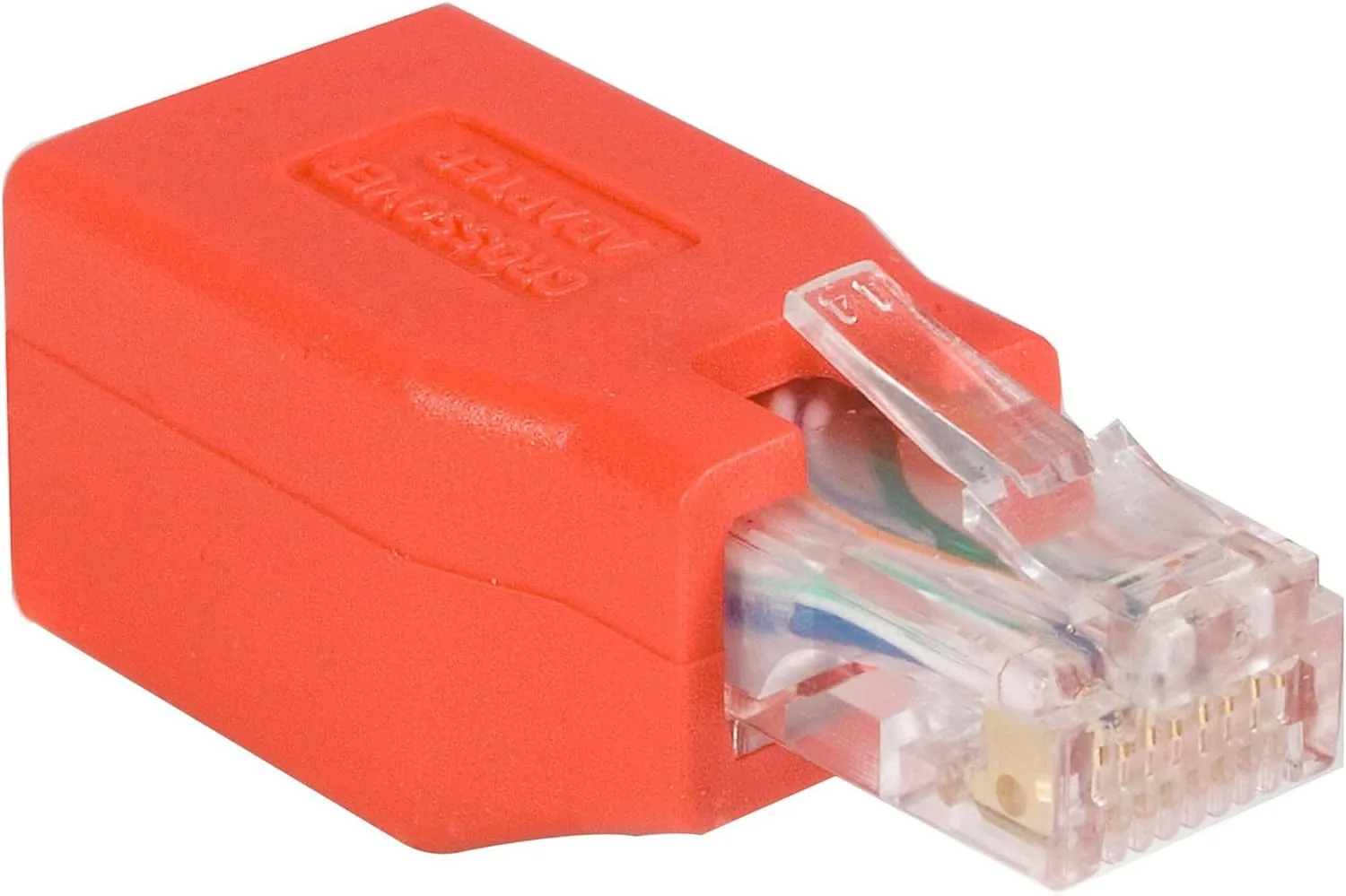 StarTech.com Cat6 Cable - Cat6 Crossover Adapter - GbE - Red - Ethernet Network Cable (C6CROSSOVER)