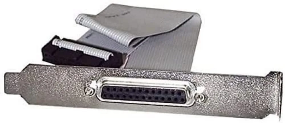 StarTech.com 16in DB25 Parallel Female to IDC 26 Pin Header Slot Plate (PLATE25F16)