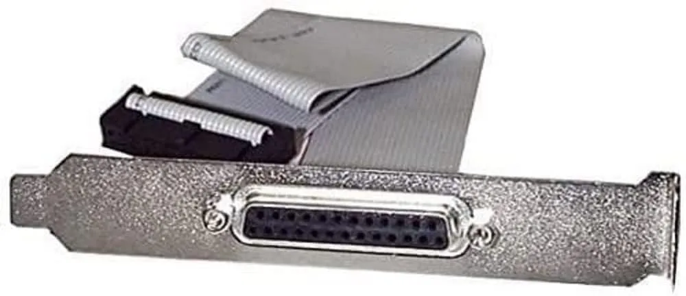 StarTech.com 16in DB25 Parallel Female to IDC 26 Pin Header Slot Plate (PLATE25F16)