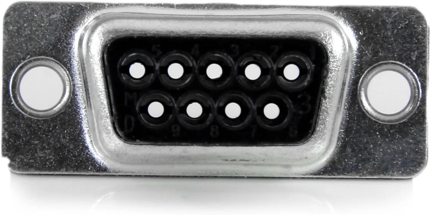 StarTech.com DB9 to RJ45 Modular Adapter - M/F - Serial adapter - DB-9 (M) to RJ-45 (F) - GC98MF,Gray 1 Count (Pack of 1)