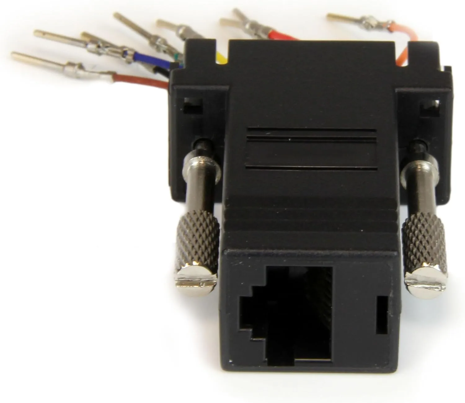 StarTech.com DB9 to RJ45 Modular Adapter - M/F - Serial adapter - DB-9 (M) to RJ-45 (F) - GC98MF,Gray 1 Count (Pack of 1)
