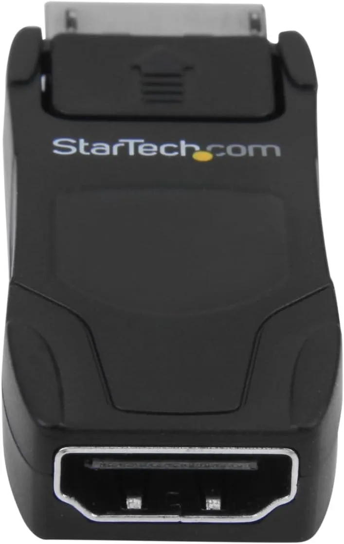 StarTech.com DisplayPort to HDMI Adapter - 4K 30Hz Compact DP 1.2 to HDMI 1.4 Video Converter - DP++ to HDMI Monitor/TV