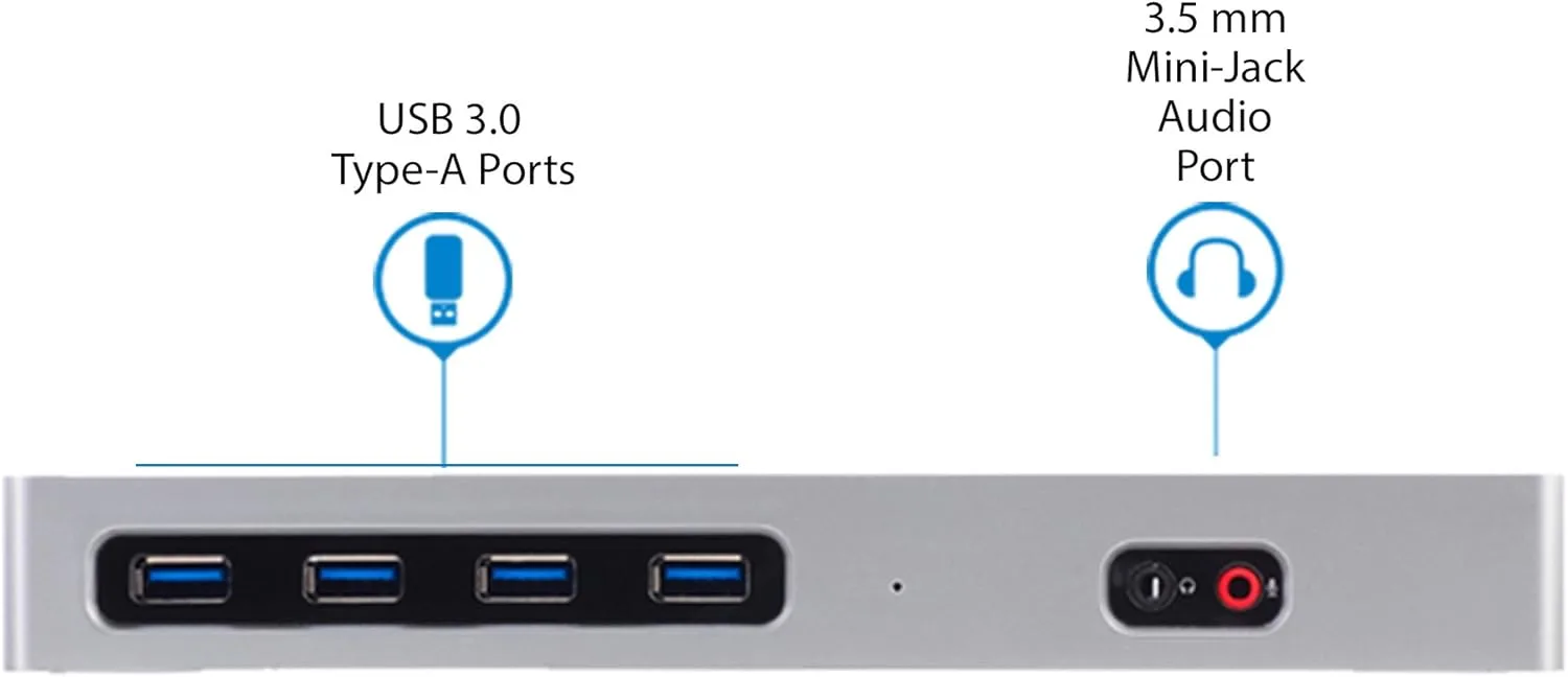 StarTech Dual-4K USB-C & USB-A Docking Station DK30A2DH