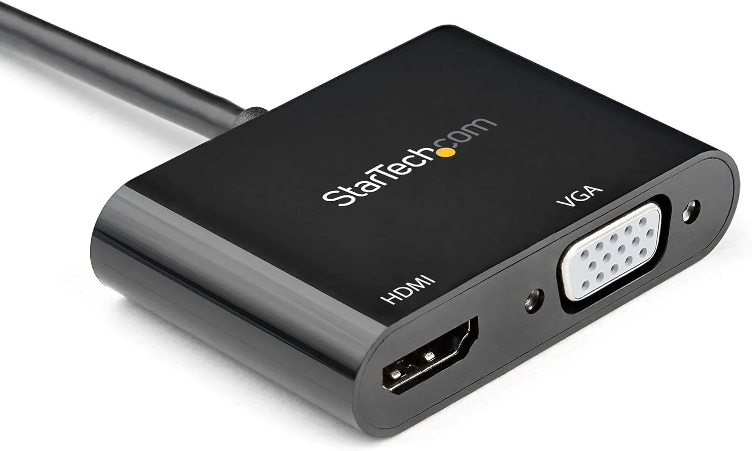 StarTech.com DisplayPort to HDMI VGA Adapter - DP 1.2 HBR2 to HDMI 2.0 (4K 60Hz) or VGA 1080p Converter Dongle
