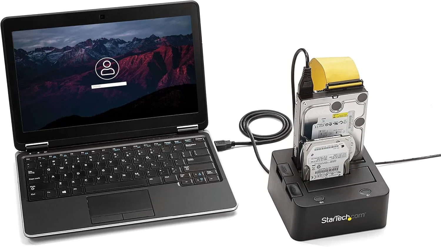 StarTech.com Dual-Bay USB 3.0 to SATA & IDE Hard Drive Docking Station (UNIDOCKU33)