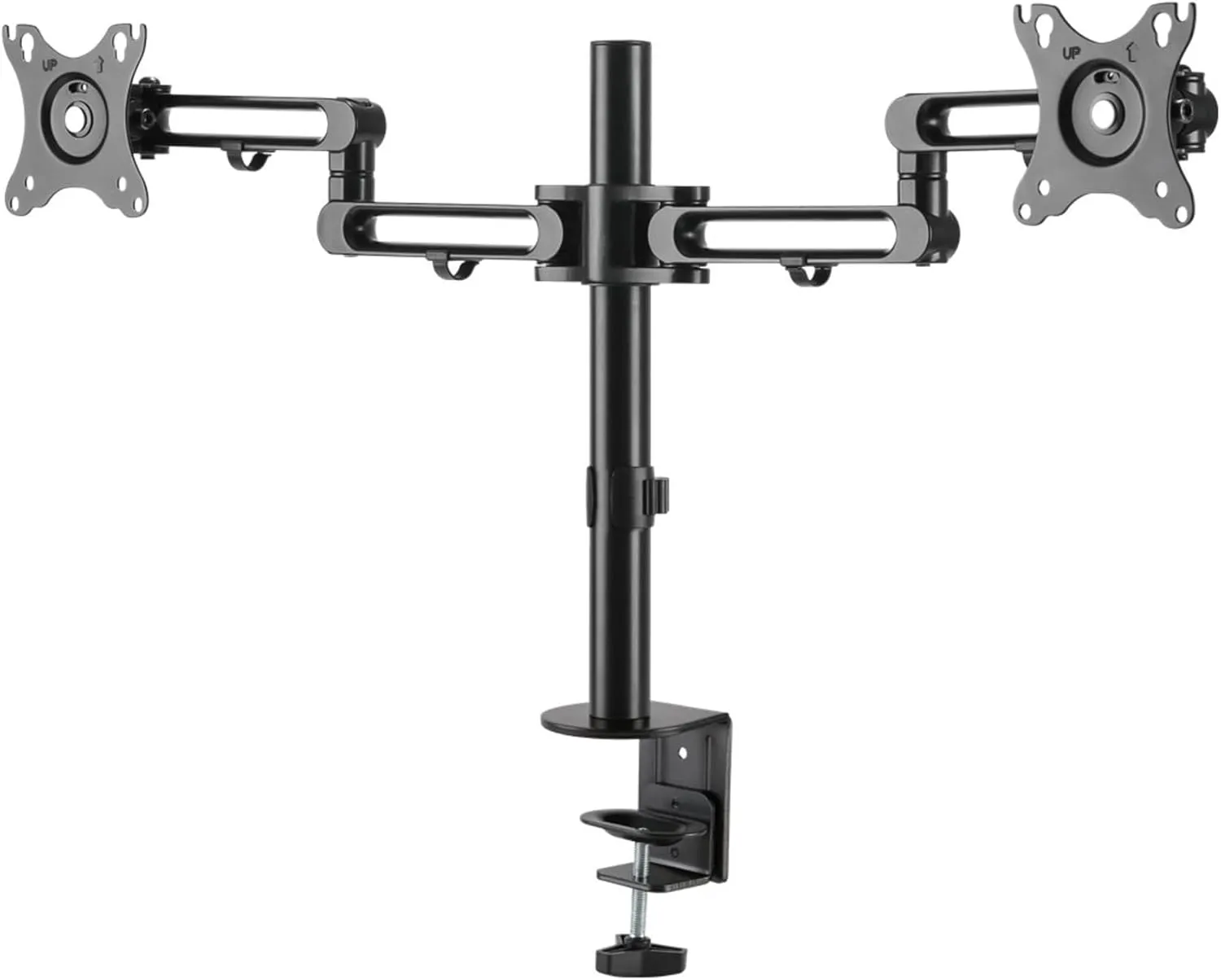 StarTech.com Desk Mount Dual Monitor Arm - Desk Clamp VESA Compatible Monitor Mount for up to 32 inch Displays