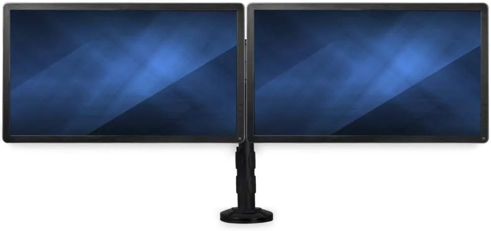 StarTech.com Desk-Mount Dual Monitor Arm - Supports 13''–27'', Low-Profile Clamp/Grommet Mount (ARMBARDUOG)