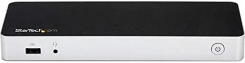 StarTech.com Dual Monitor USB C Docking Station with 60W Power Delivery for Windows Laptops - USB C to HDMI or DVI Dock