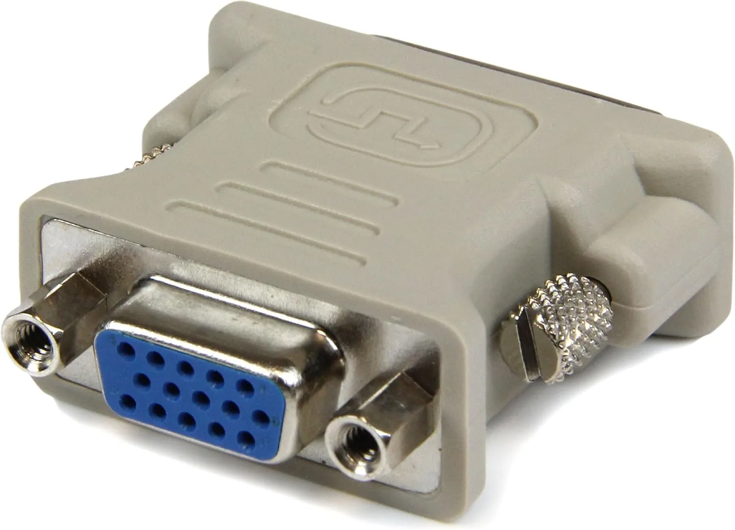StarTech.com DVI to VGA Cable Adapter - DVI (M) to VGA (F) - 2 Pack - Male DVI to Female VGA (DVIVGAMF), Beige