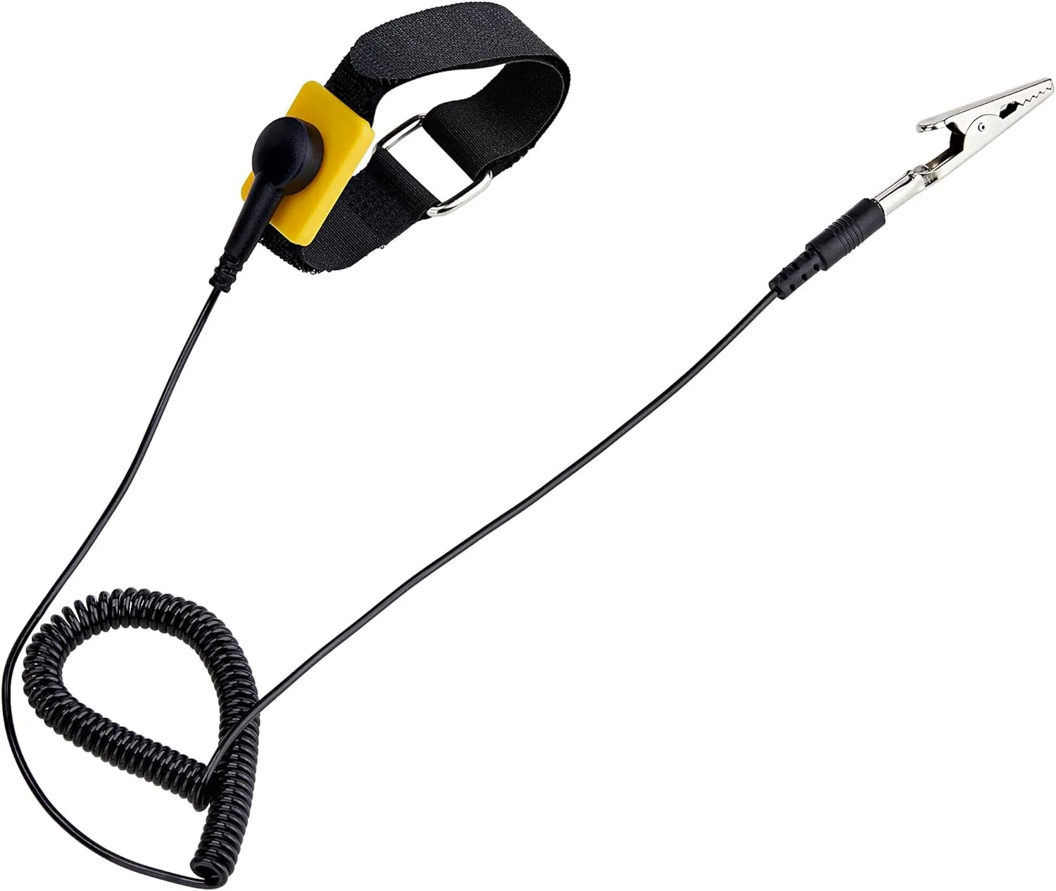 StarTech.com Antistatic Wrist Strap w/Grounding Cable, ESD Electrostatic Discharge Band, 5ft /1.5m Detachable Cord, TAA