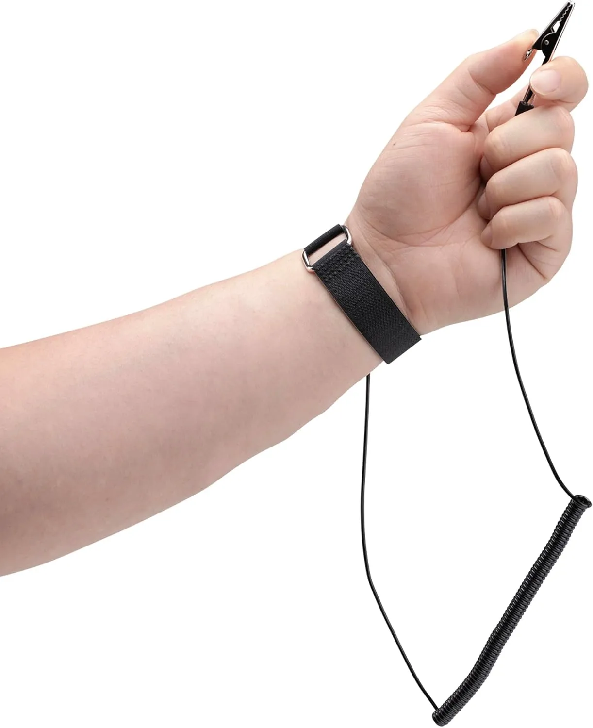 StarTech.com Antistatic Wrist Strap w/Grounding Cable, ESD Electrostatic Discharge Band, 5ft /1.5m Detachable Cord, TAA