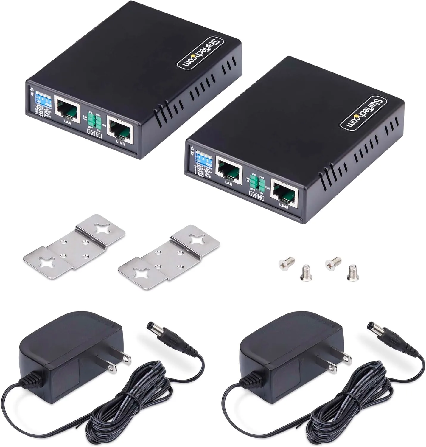 StarTech.com 10/100 Ethernet Extender Kit Up to 0.5mi (800m)