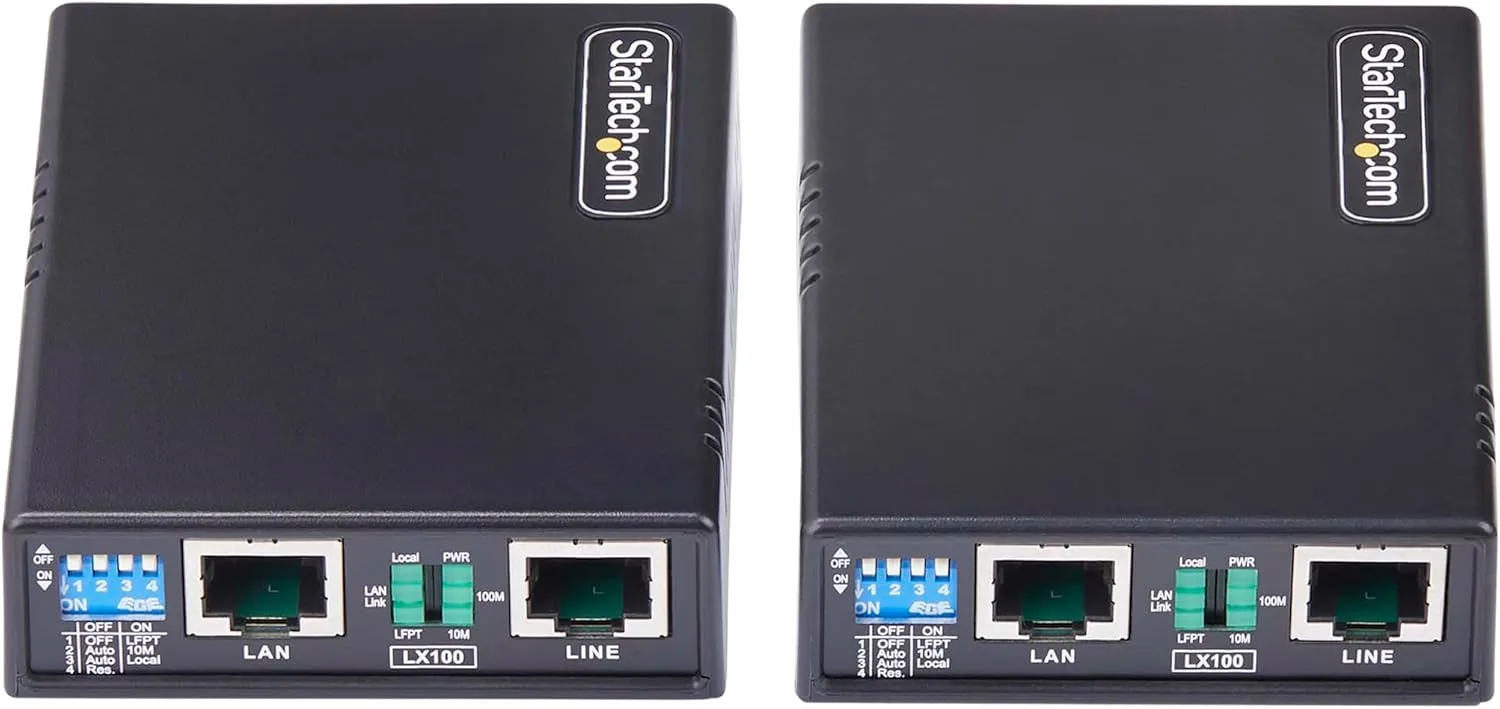 StarTech.com 10/100 Ethernet Extender Kit Up to 0.5mi (800m)