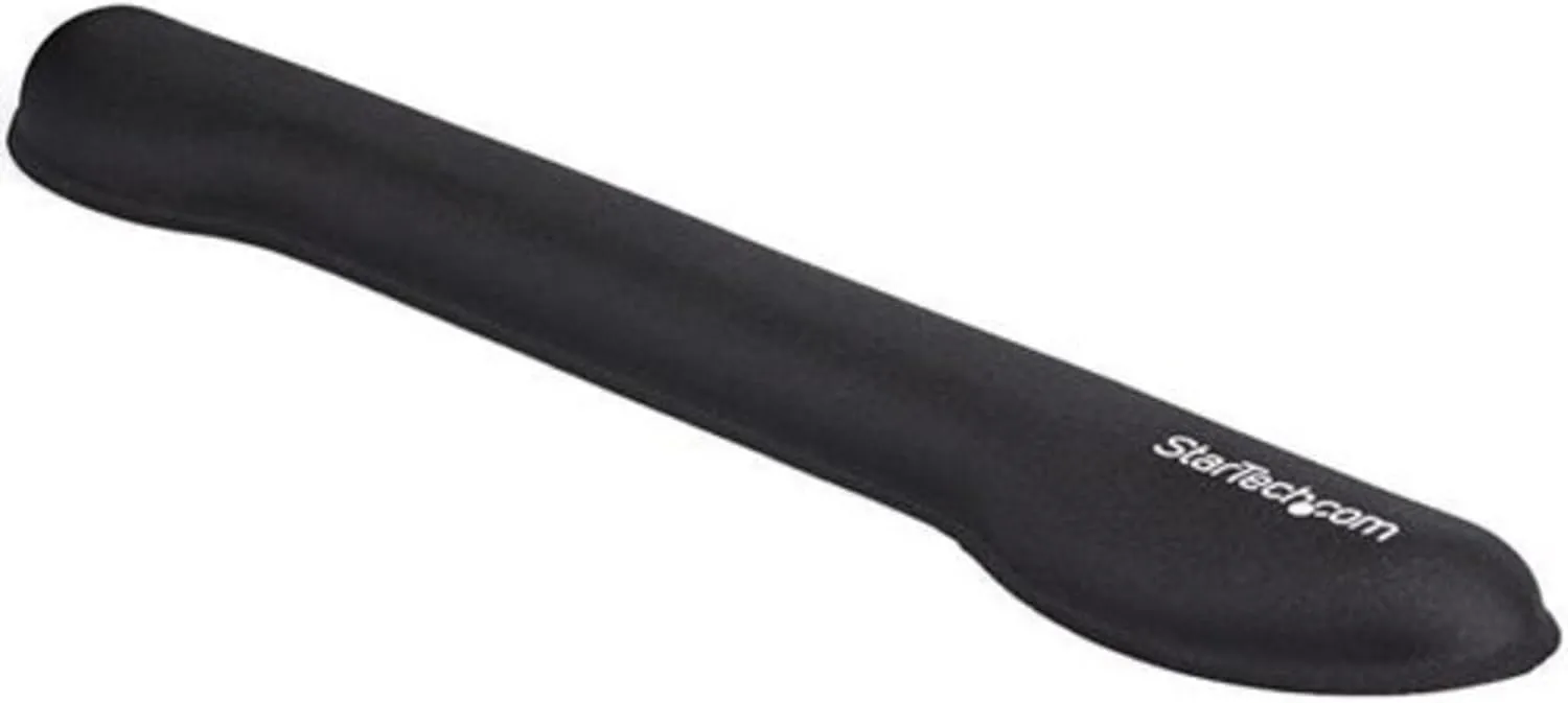 StarTech.com Foam Keyboard Wrist Rest for Ergonomic Typing Support - Padded Non-Slip Keyboard Cushion